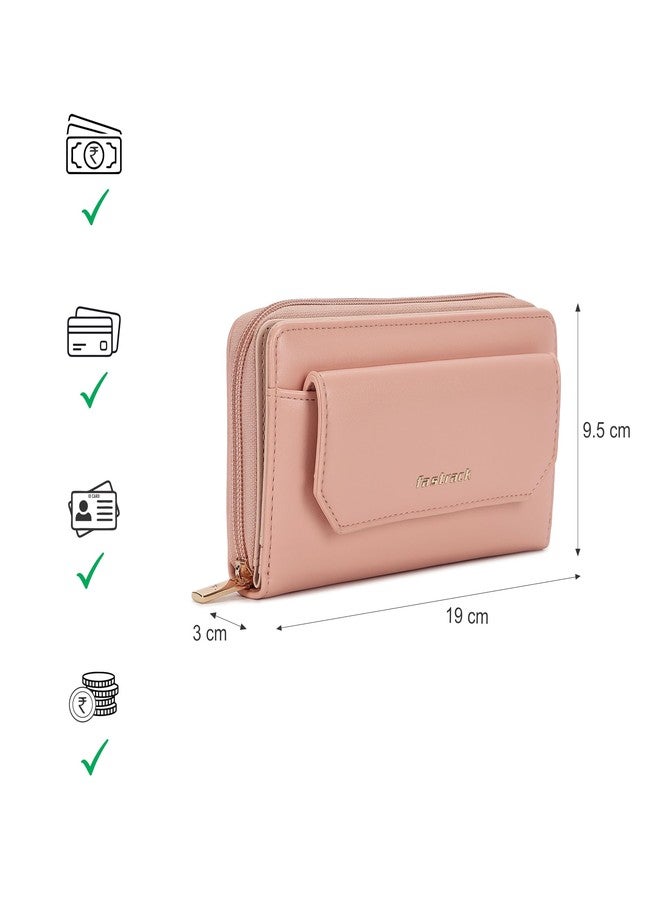 Fastrack Women's Everyday Clutch | Zip & Flap Compartments, Card & Cash Slots, Easy Access Pocket | Organized Wallet Clutch | 6 Months Warranty - Image 4